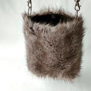 Mink Faux fur shoulder bag